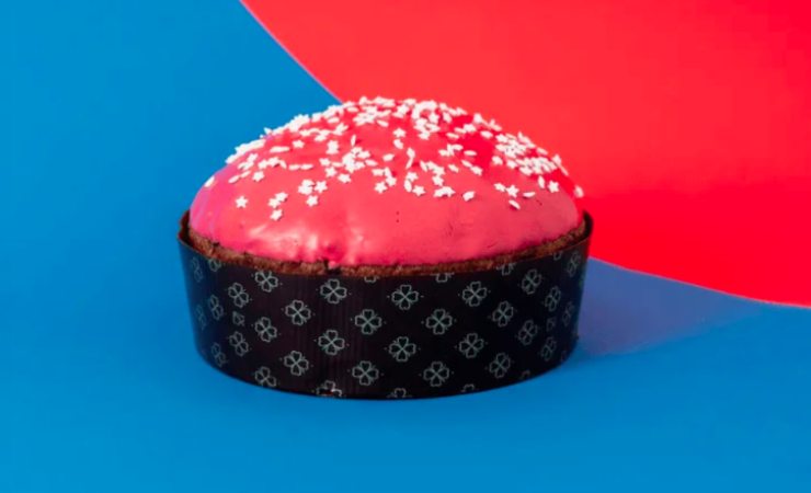 panettone Vesuvio stile red velvet 