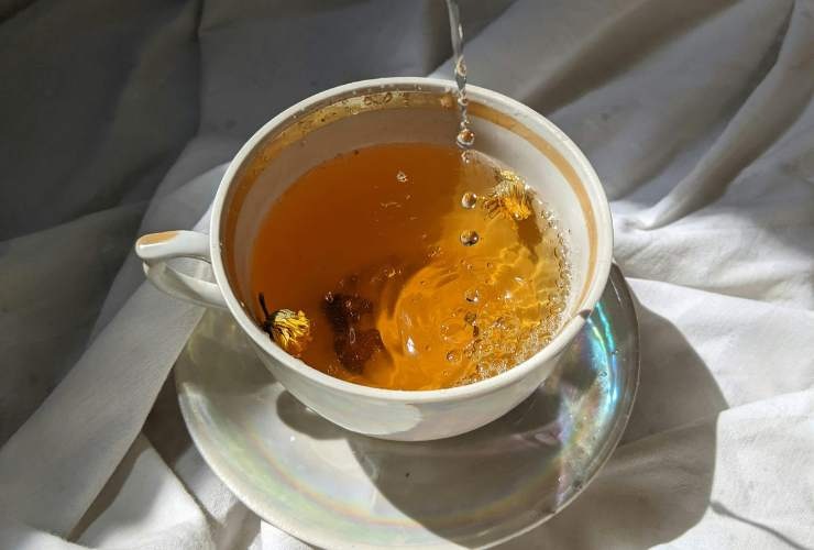 tazza con bevanda calda