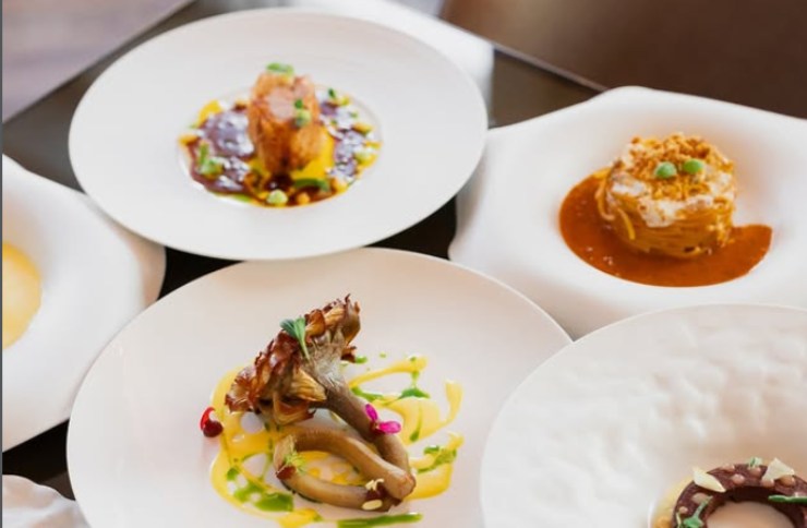 alcuni piatti del bistrot torino dello chef cannavacciuolo