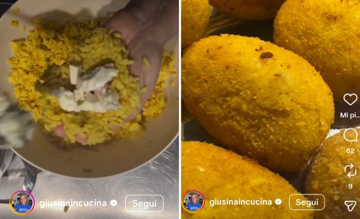 preparazione arancine siciliane