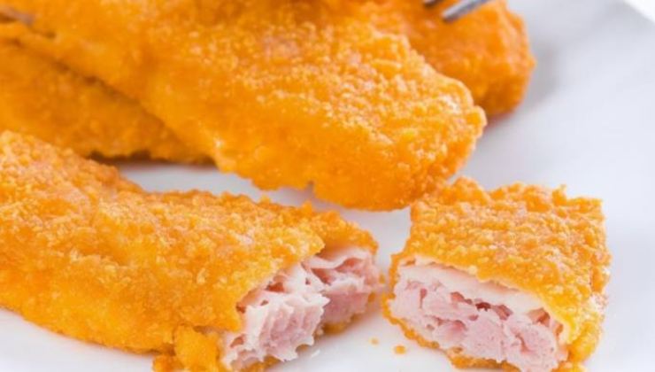 bastoncini di prosciutto cotto