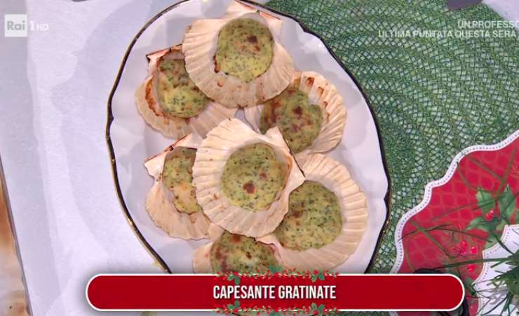 vassoio di capesante gratinate