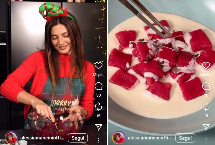 Alessia Mancini prepara gnocchi di rapa