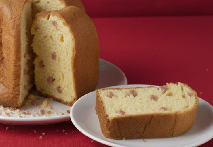 fetta di pandoro rustico
