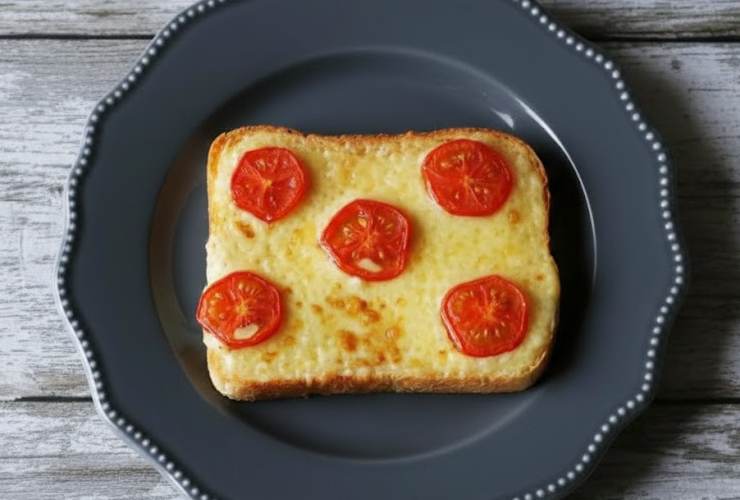 pizzette di pancarré con pomodoro e mozzarella