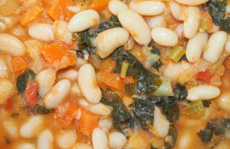 Ribollita toscana vista da vicino