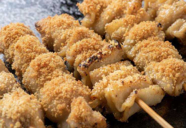 spiedini di pollo ricoperti di pangrattato