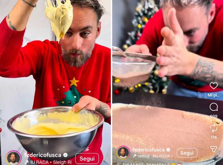 Federico Fusca prepara tiramisù