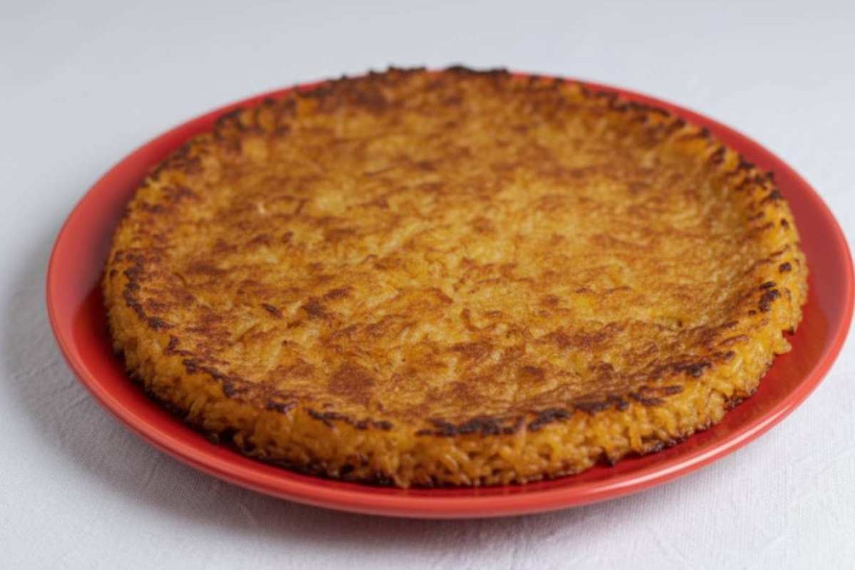 piatto con riso al salto