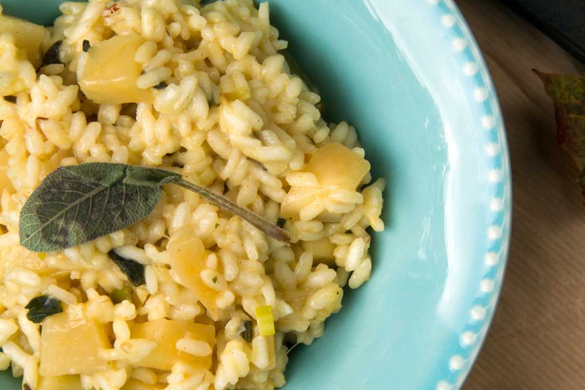 risotto zucchine e salvia