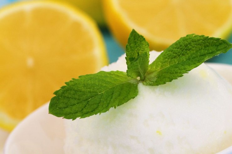 sorbetto con limoni