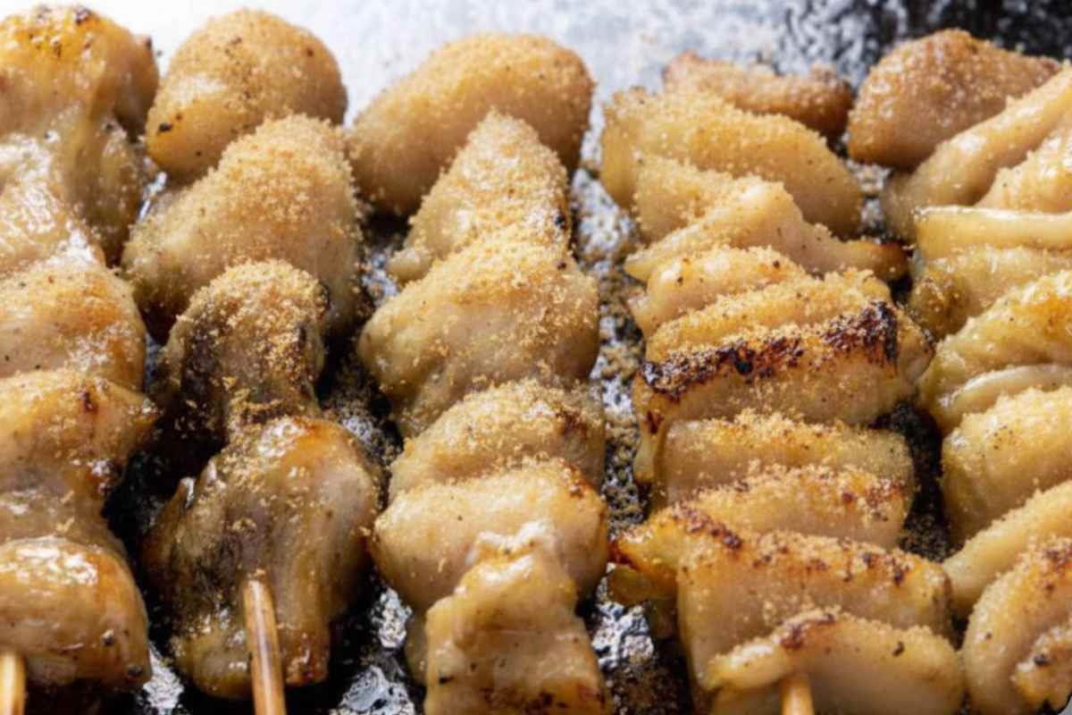 spiedini di pollo panati