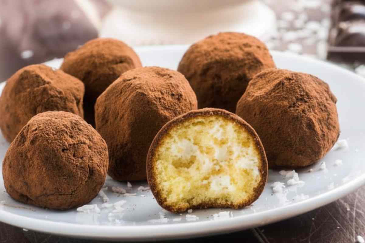 tartufini di pandoro con mascarpone