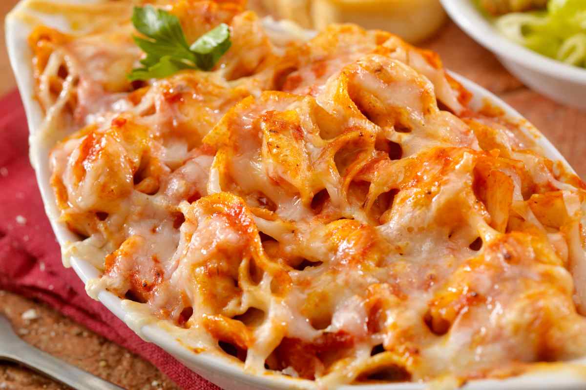 tortellini con ragù gratinati