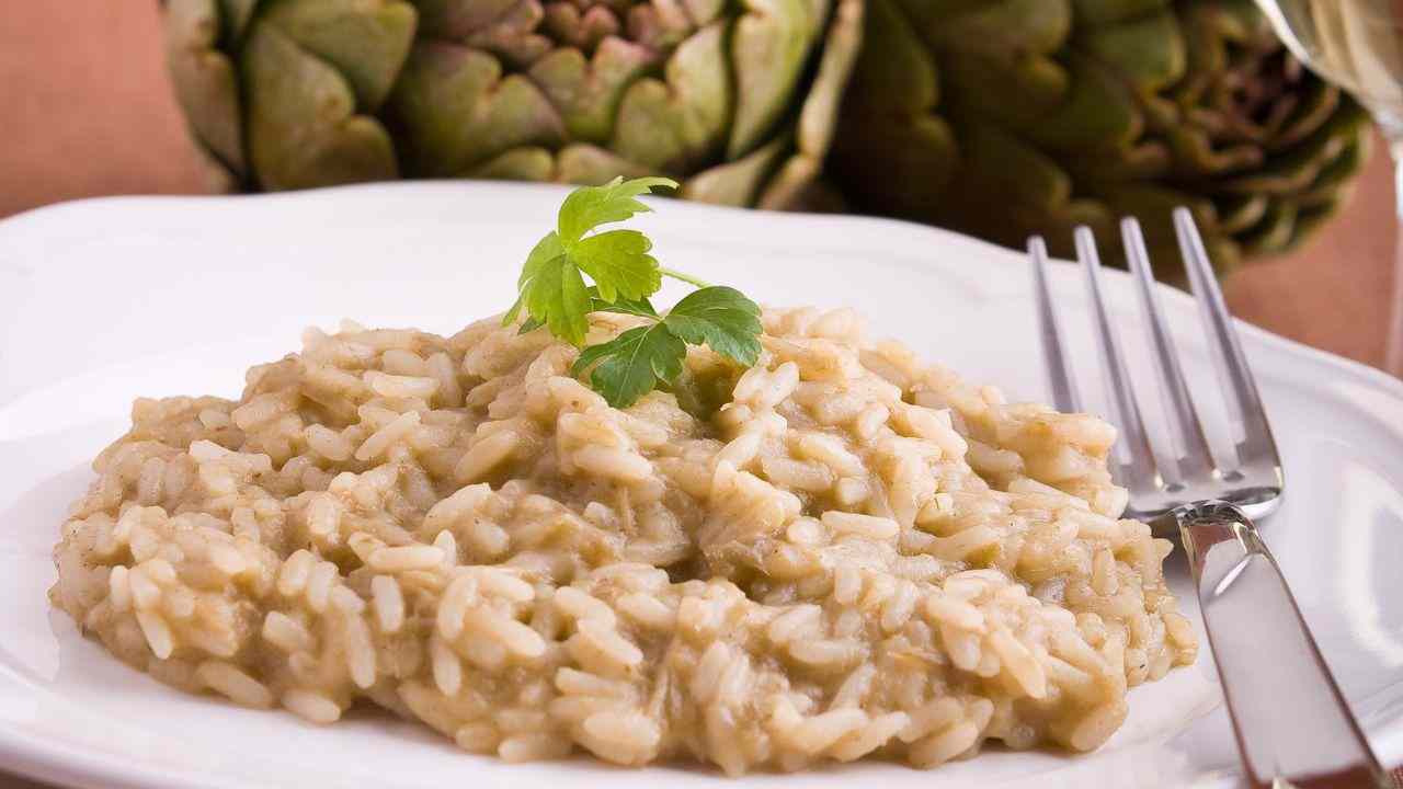 Risotto ai carciofi buttalapasta.it