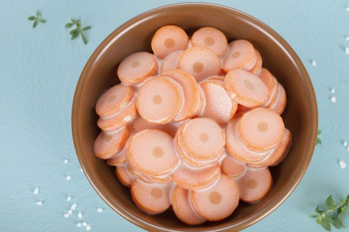 ciotola con carote al latte