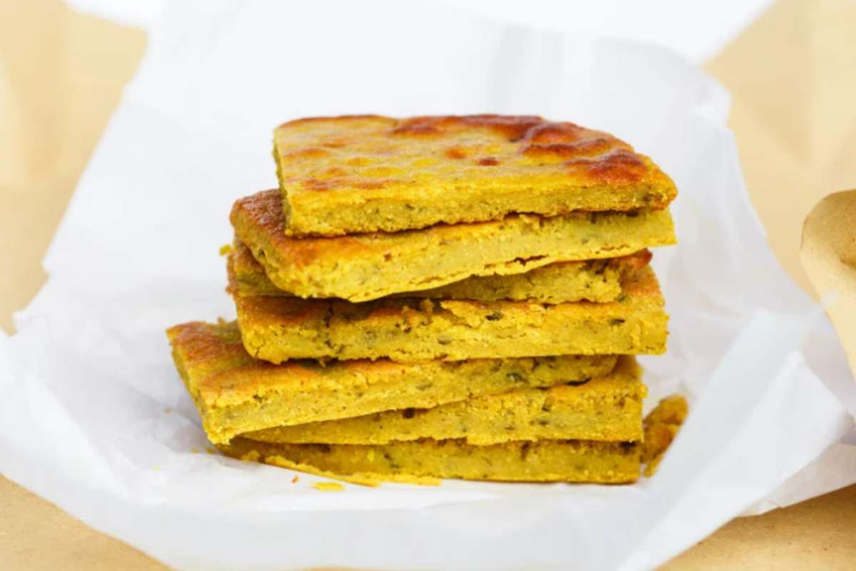 farinata di ceci dorata