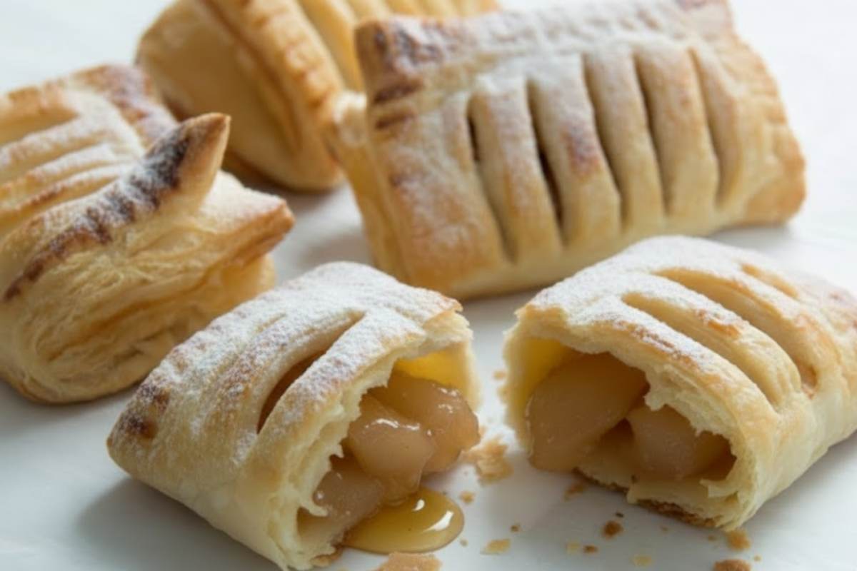 sfogliatine con ripieno di pere