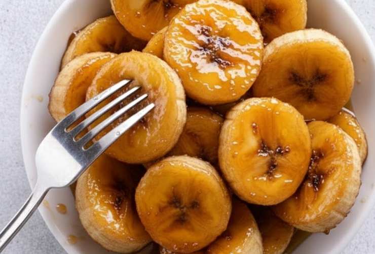 banane caramellate dorate