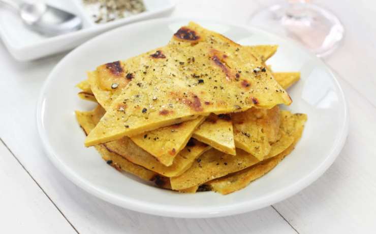 pezzi di farinata di ceci