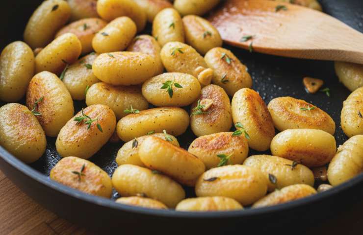 Gnocchi di patate saltati in padella