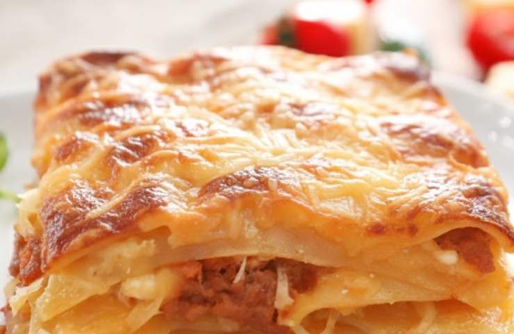 fetta di pasticcio di cipolle