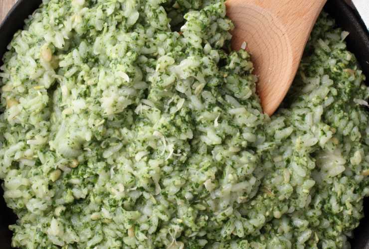 risotto al pesto cremoso