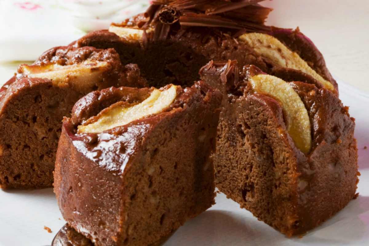 torta al cioccolato con le pere