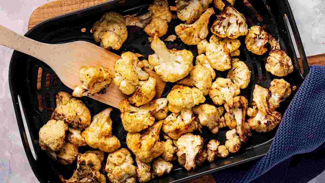 Cavolfiore in friggitrice ad aria buttalapasta.it