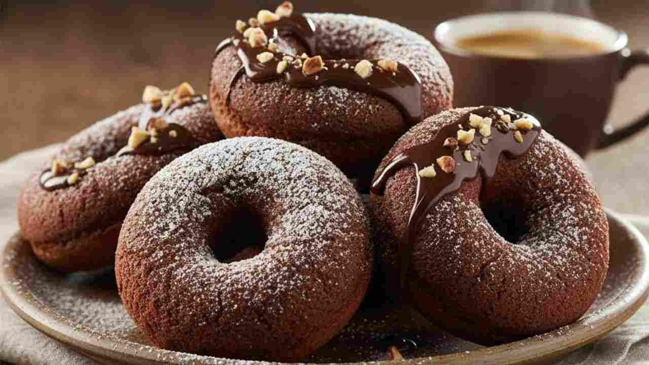 Ciambelle al cioccolato fit buttalapasta.it