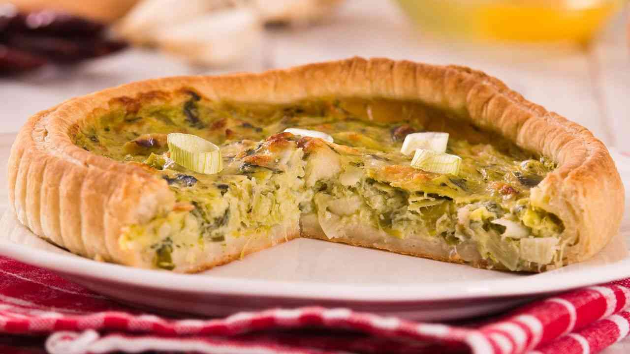 Quiche ai fiocchi di latte e zucchine buttalapasta.it