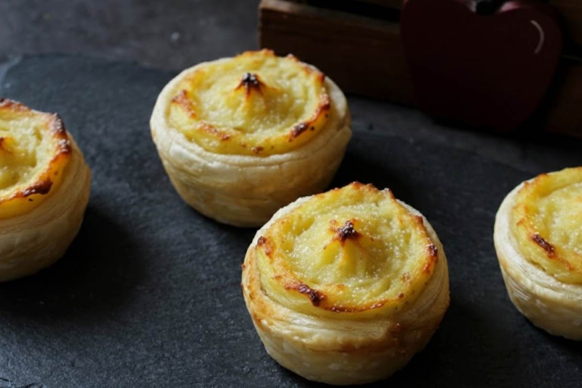 crostatine di pasta sfoglia ripiene
