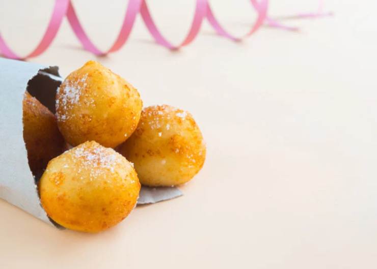 frittelle dolci dorate