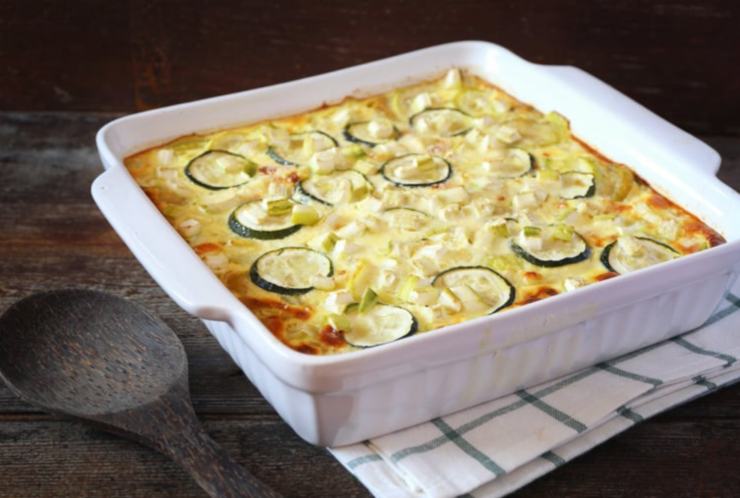 pasticcio di zucchine e besciamella