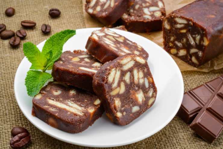 fette di salame di cioccolato