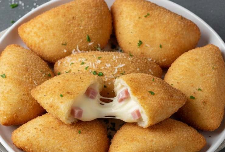 sofficini filanti e dorati