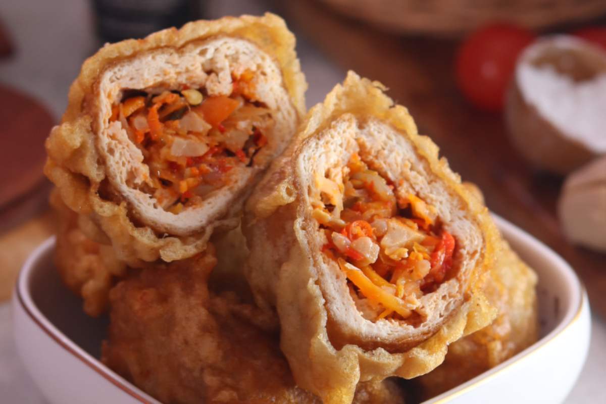 rotolo di sfoglia con peperoni