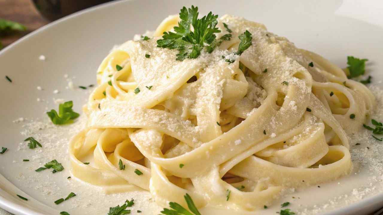 Fettuccine Alfredo buttalapasta.it