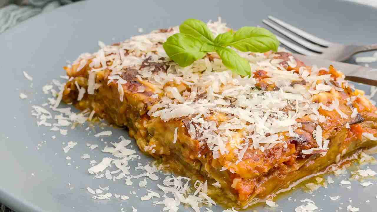Parmigiana di melanzane bianca buttalapasta.it