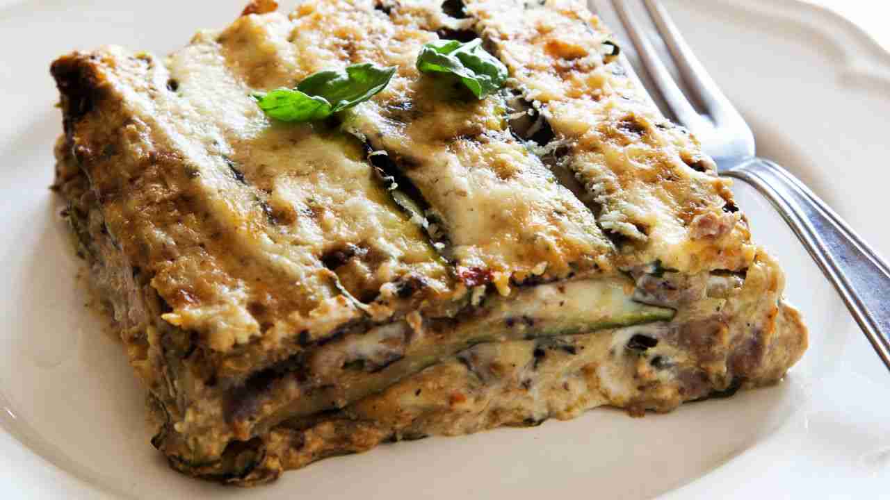 Parmigiana di zucchine grigliate buttalapasta.it