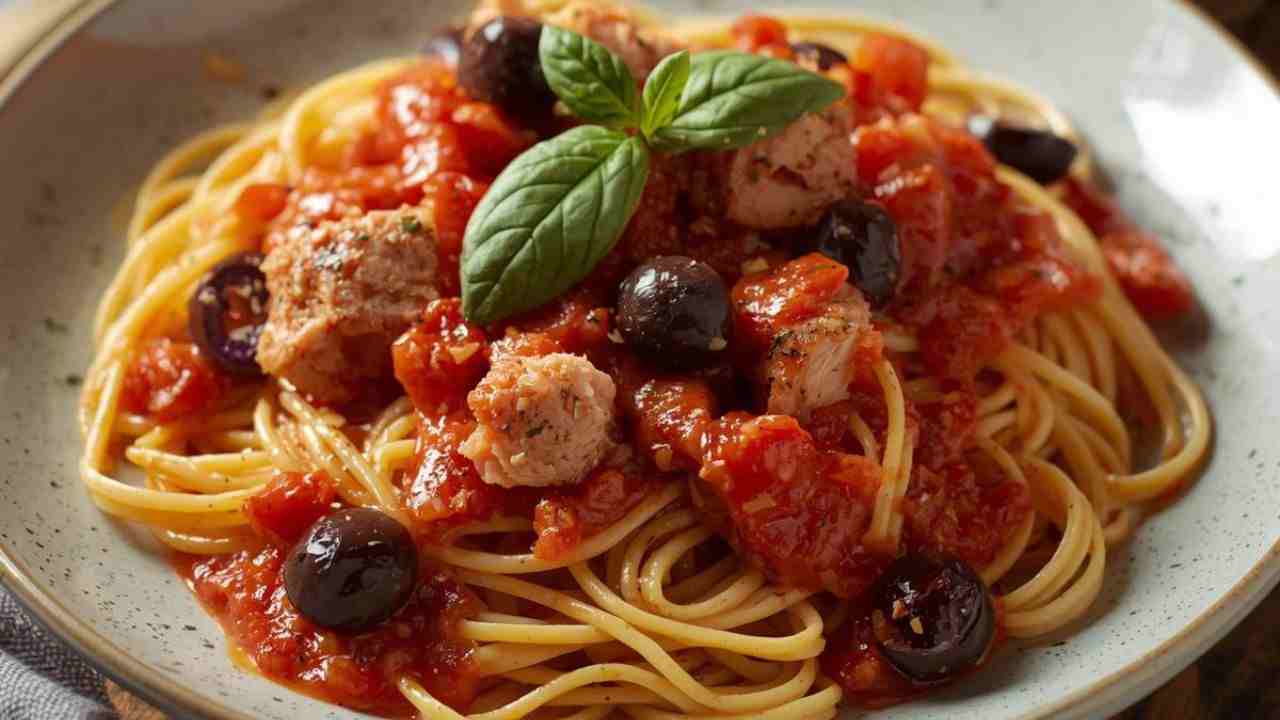 Pasta tonno e olive buttalapasta.it