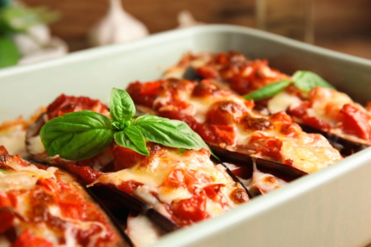 melanzane ripiene in teglia