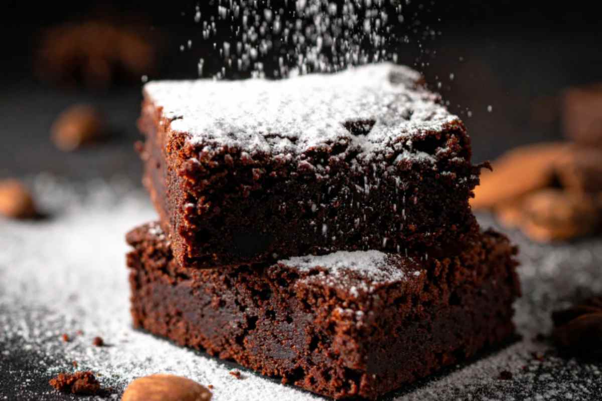 brownies con zucchero a velo