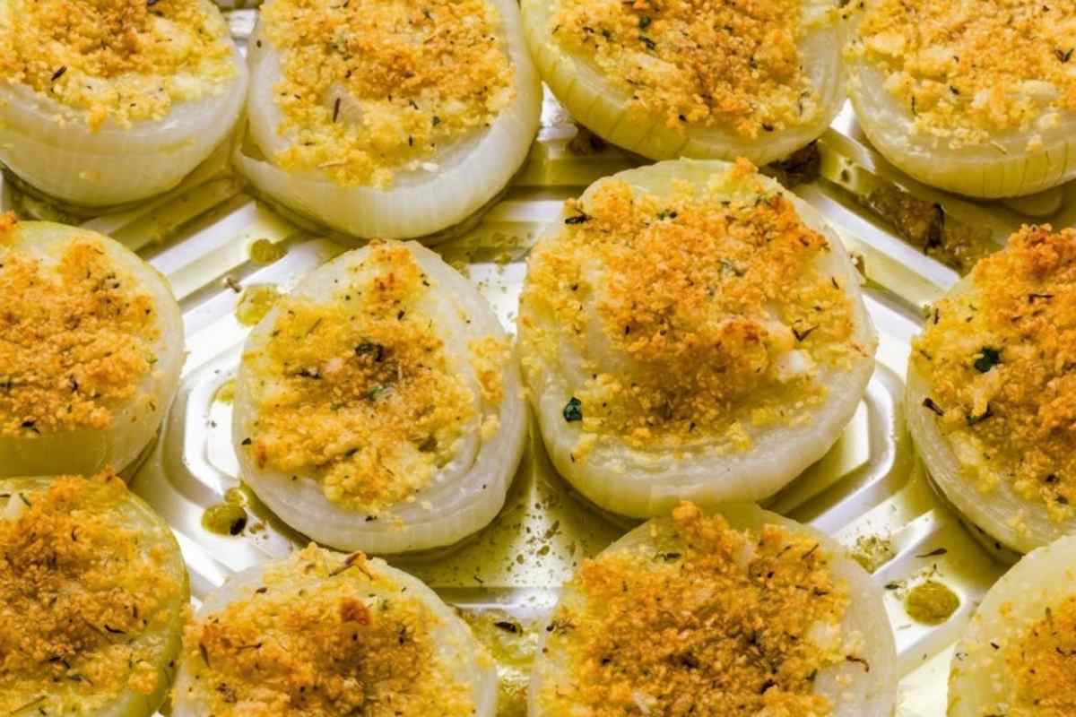 cipolle dorate gratinate