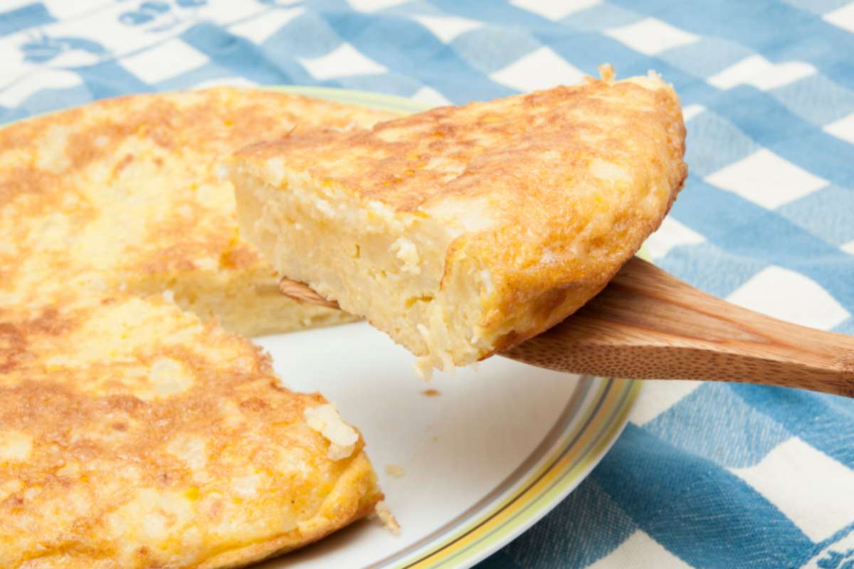 frittata alta e soffice