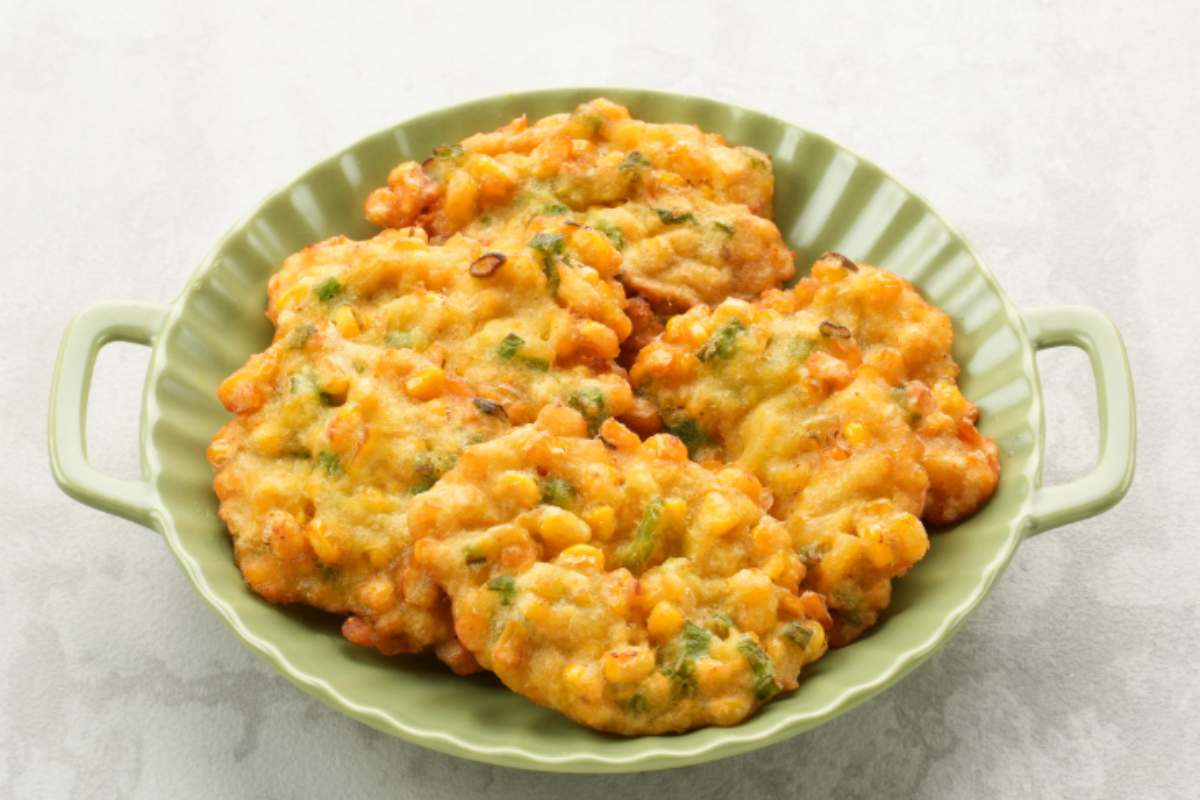 frittelle dorate di mais