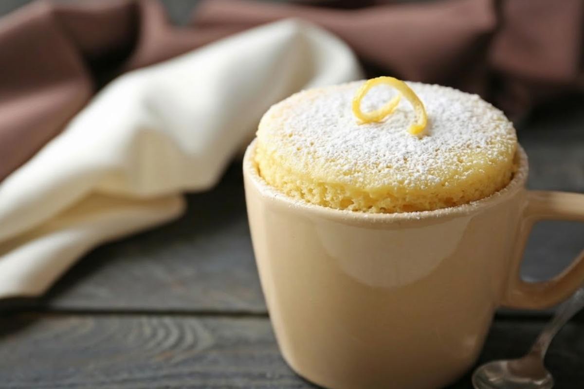 torta in tazza al limone