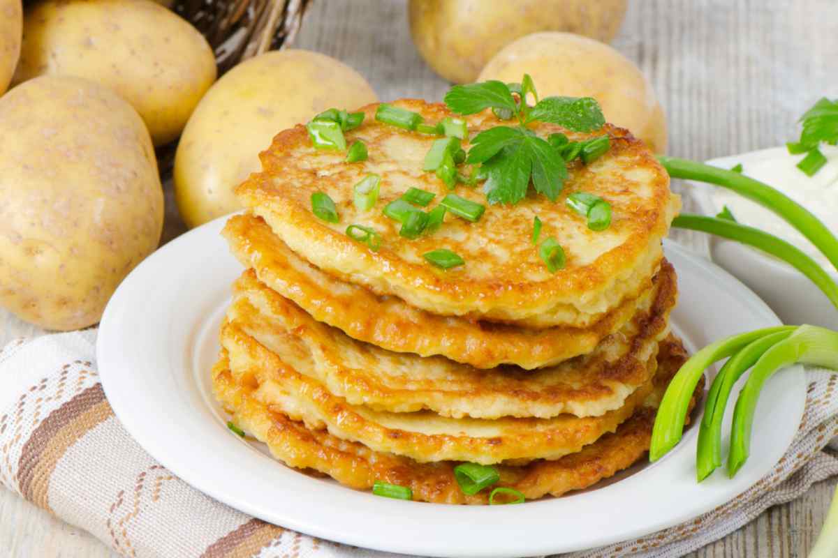 pancake dorati di patate