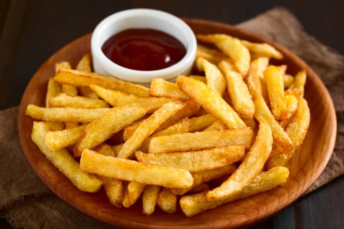 patate fritte dorate e croccanti