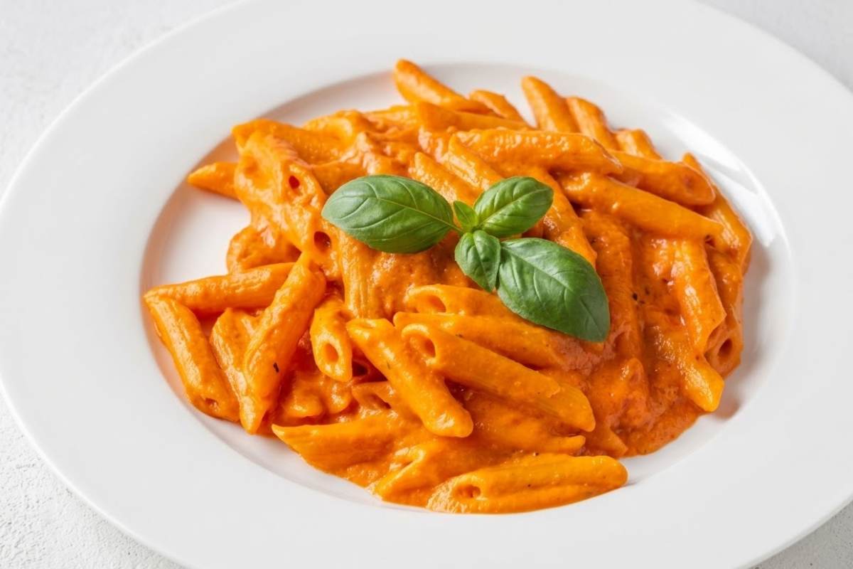 penne cremose al baffo